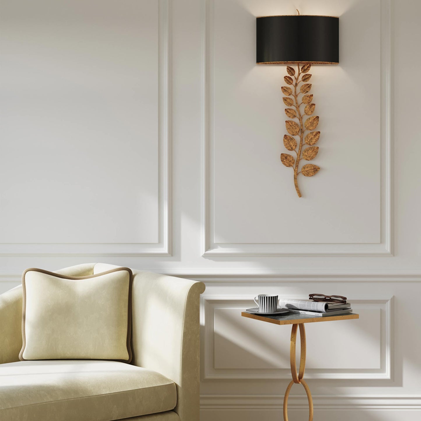 Birdwood Wall Light in living room.