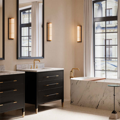 Blaine Bath Wall Light in bathroom.