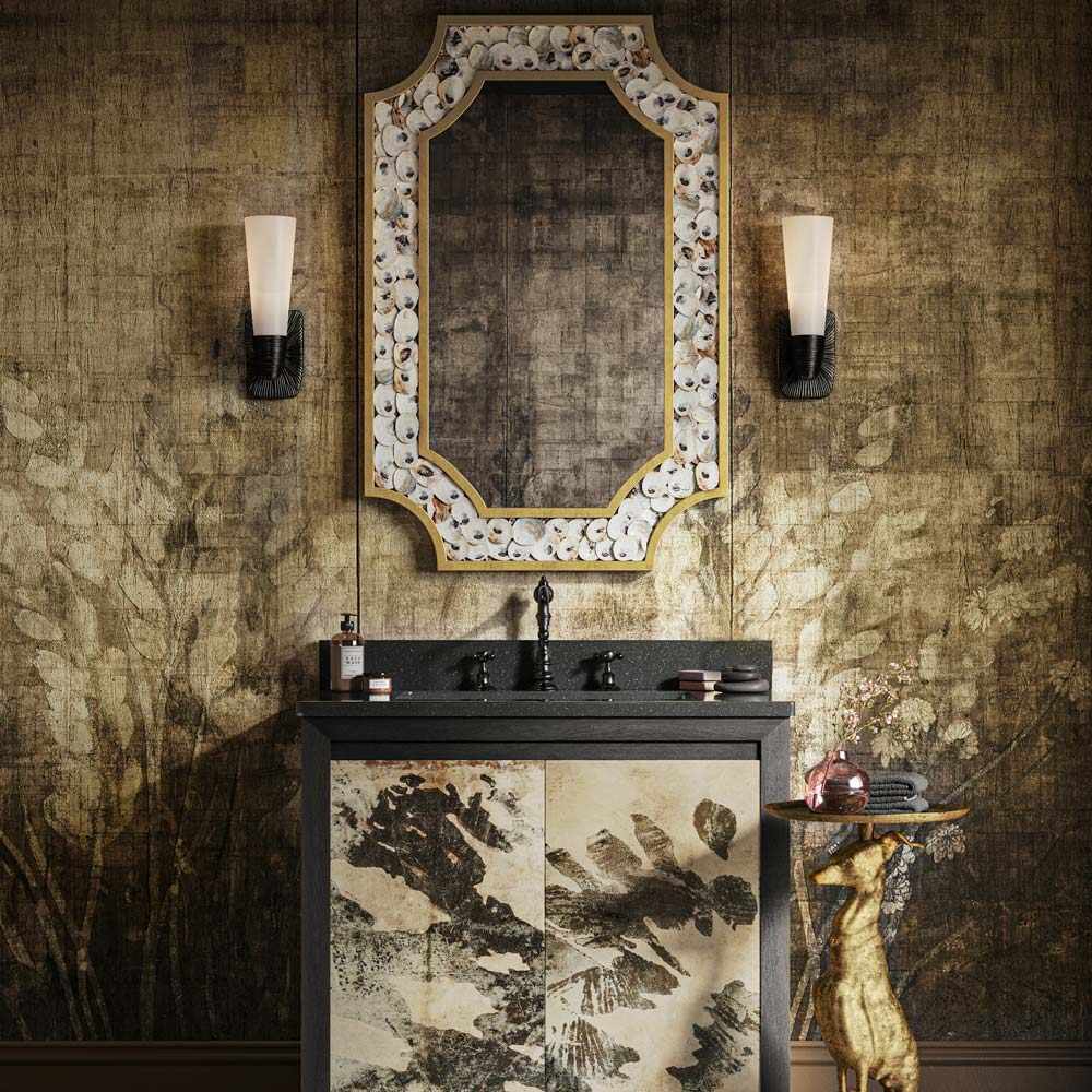 Bonaz Bath Wall Light in bathroom.