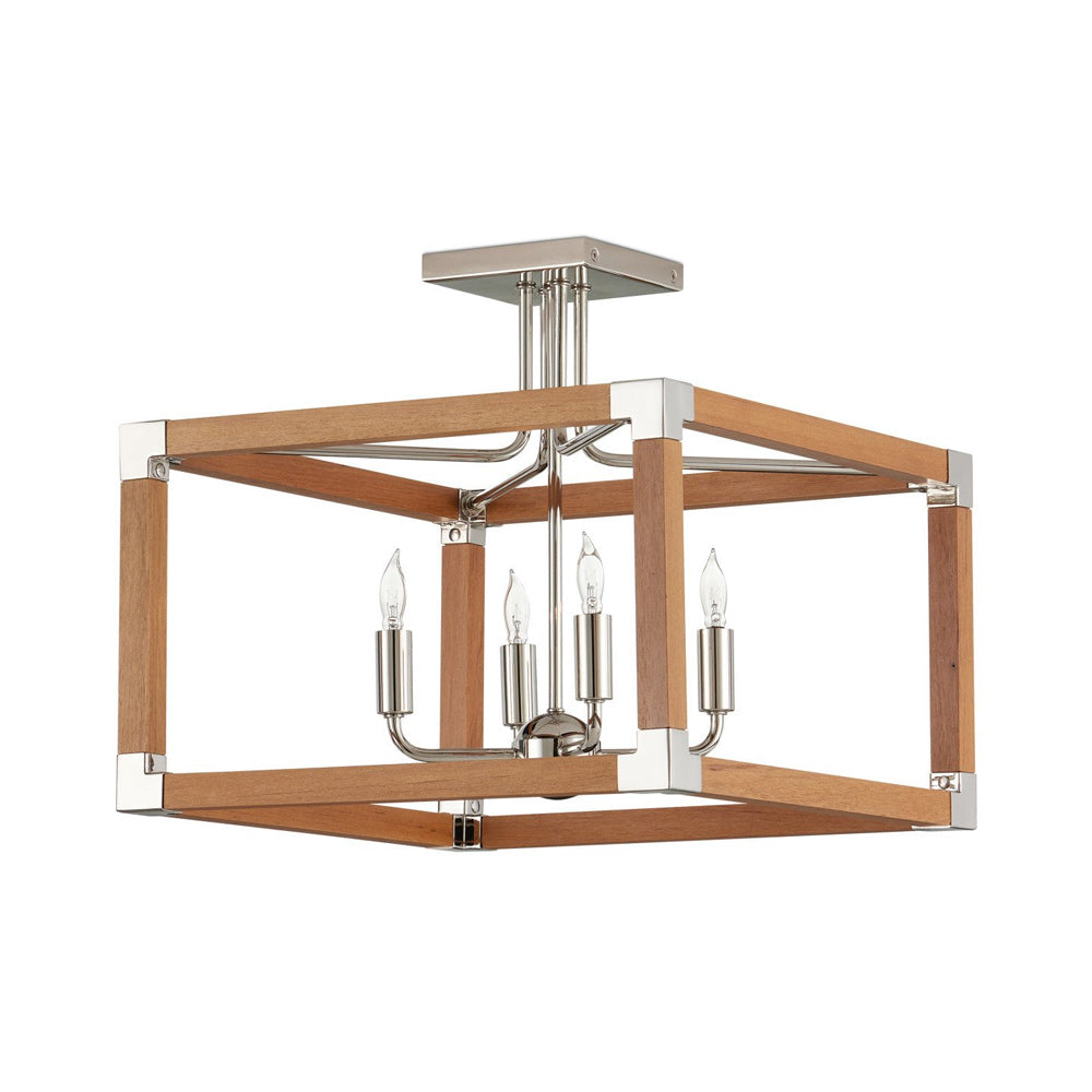 Boyd Semi Flush Mount Ceiling Light in Detail.