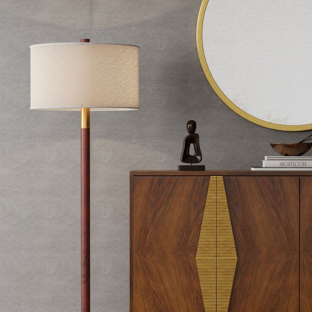 Bravo Floor Lamp in living room.