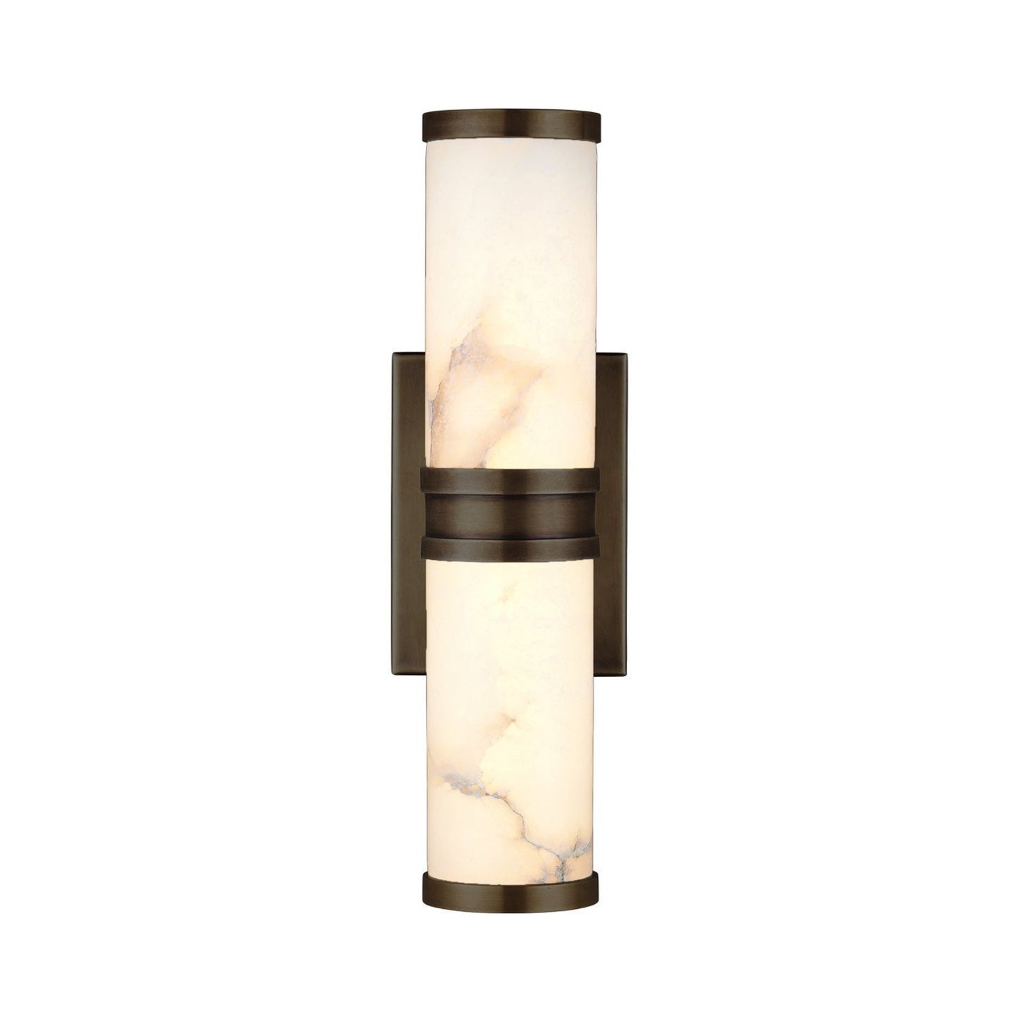 Brenham LED Bath Wall Light in Oil Rubbed Bronze (Small).