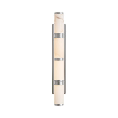 Brenham LED Bath Wall Light in Nickel (Large).