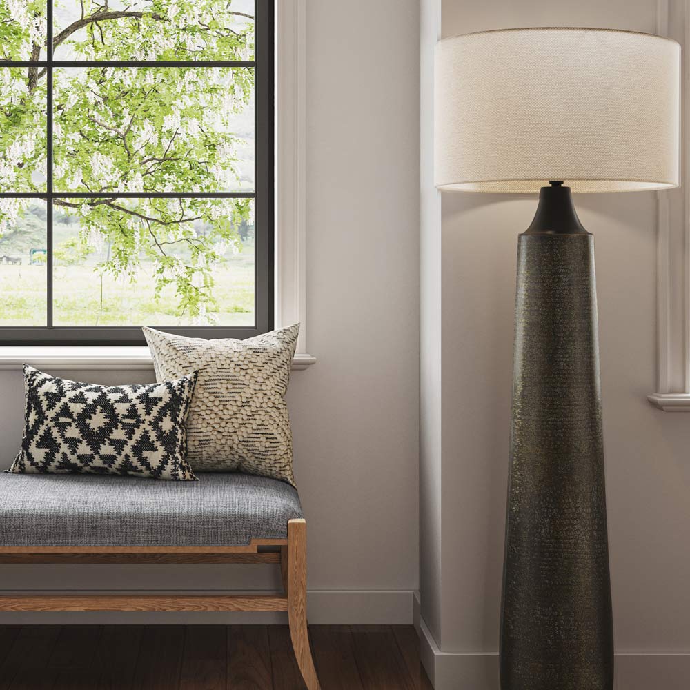 Brigadier Floor Lamp in living room.