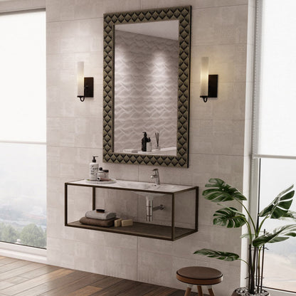 Brindisi Wall Light in bathroom.