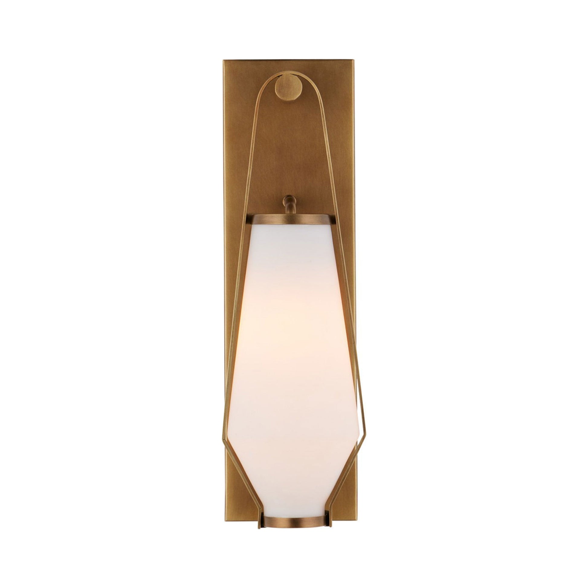 Brompton Bath Wall Light in Brass.
