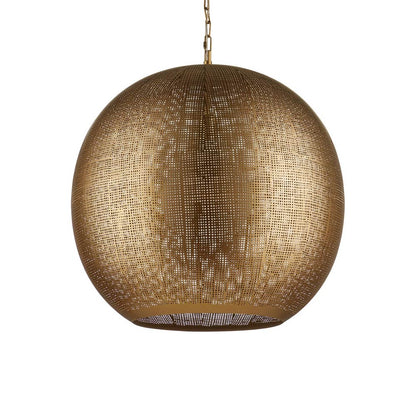 Buckram Orb Pendant Light.