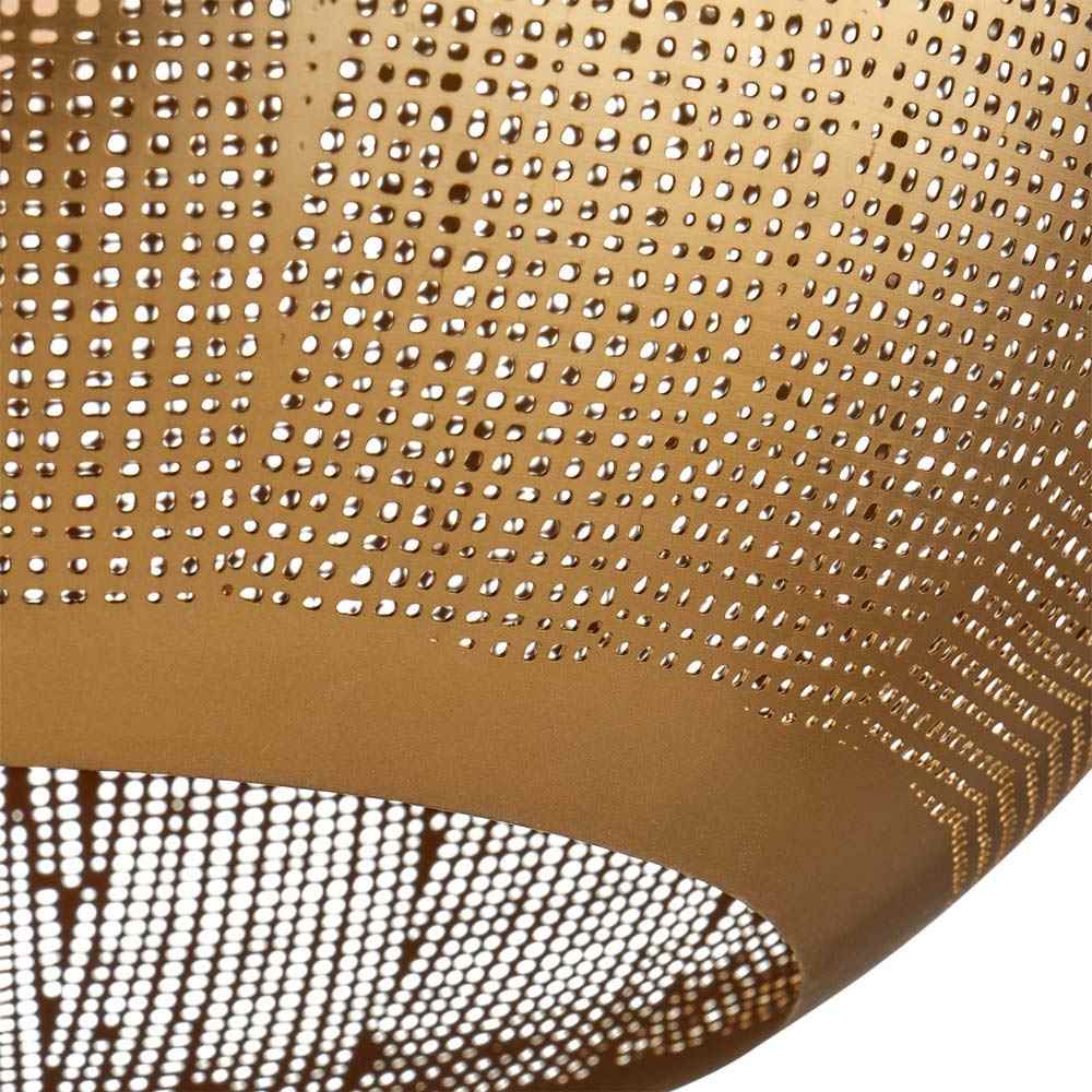 Buckram Orb Pendant Light in Detail.