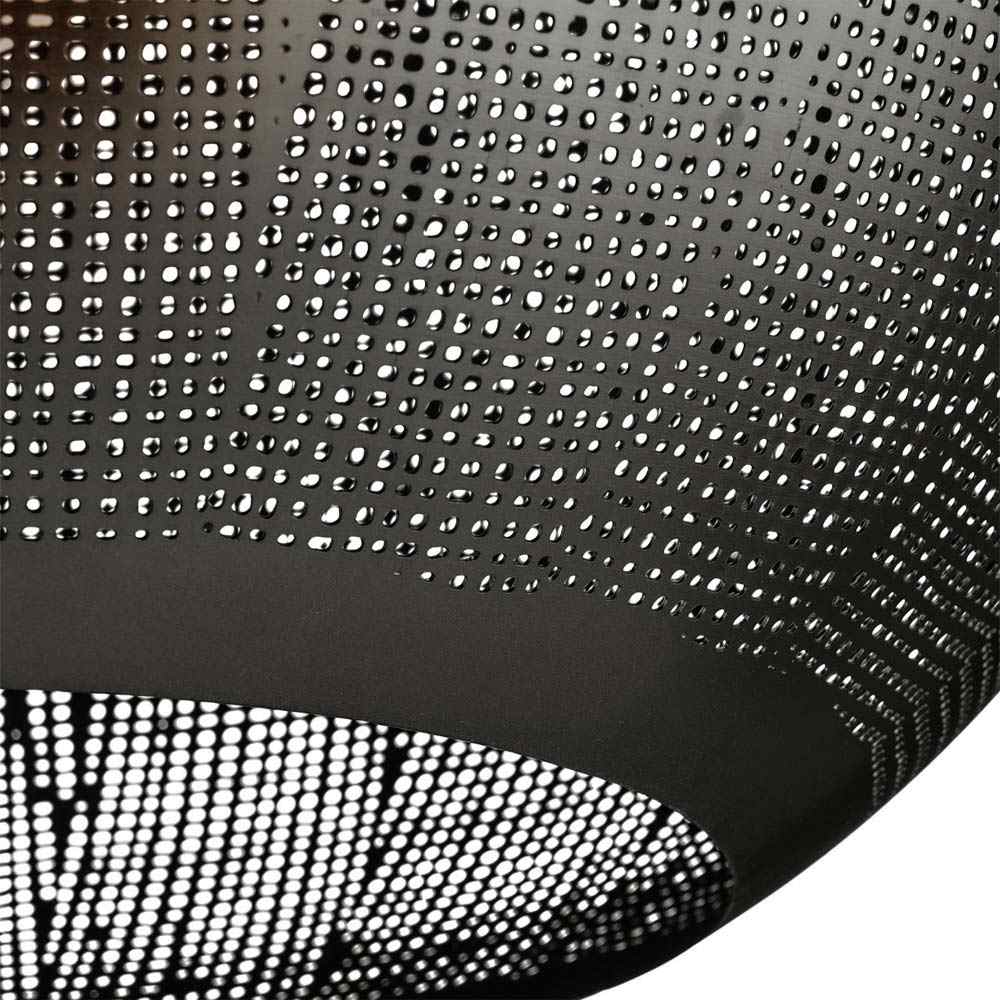 Buckram Orb Pendant Light in Detail.