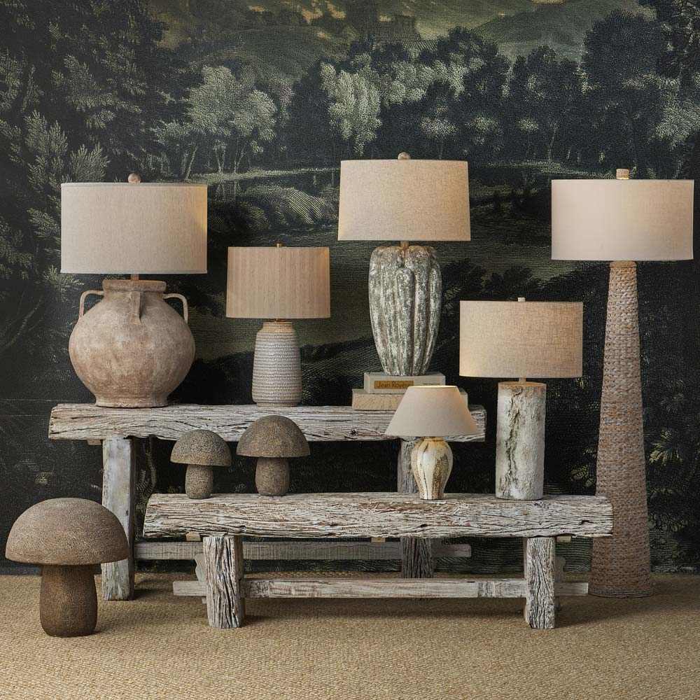 Buttress Table Lamp in exhibition.