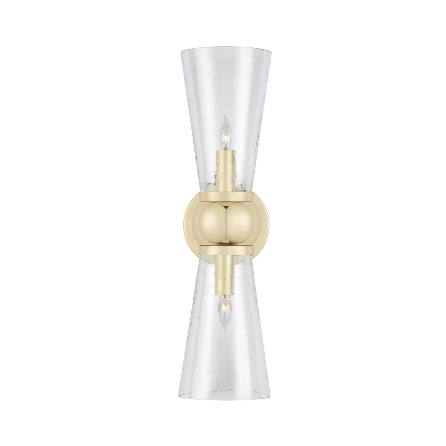 Byford Bath Wall Light in Polished Brass.