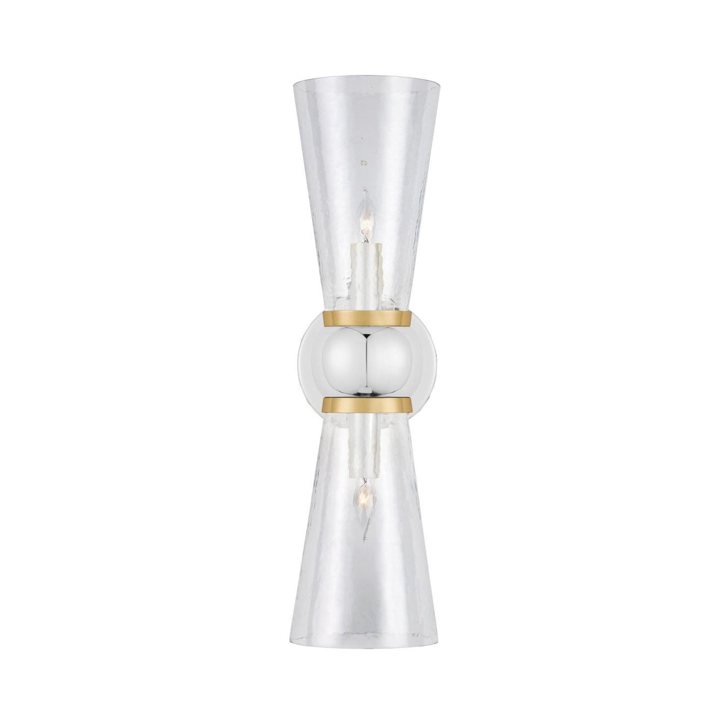 Byford Bath Wall Light in Polished Nickel.