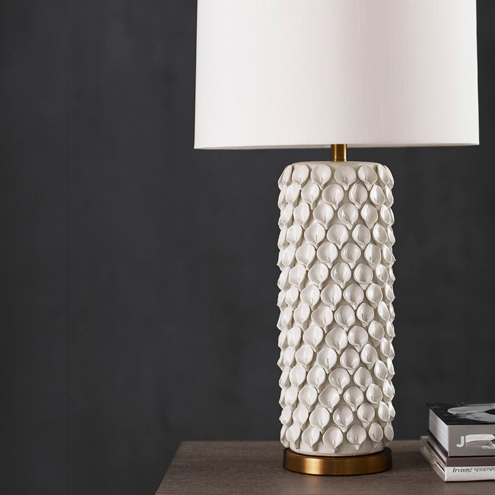 Calla Lily Table Lamp in Detail.