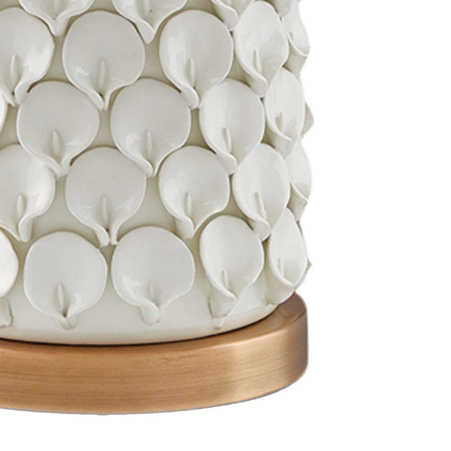 Calla Lily Table Lamp in Detail.