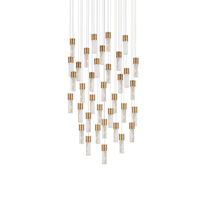 Cannula Round Pendant Light in Detail.