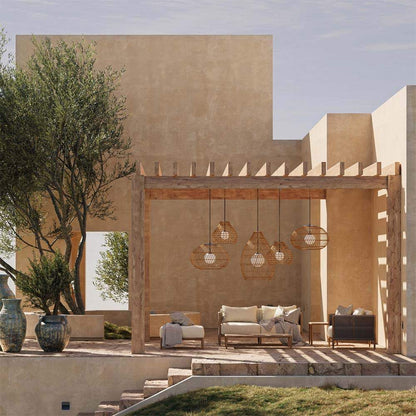 Carriage Outdoor Pendant Light in Outside Area.