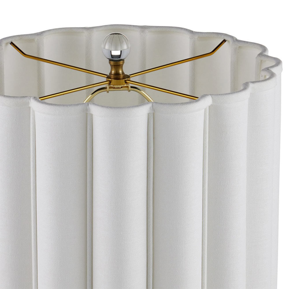 Celadon Table Lamp in Detail.