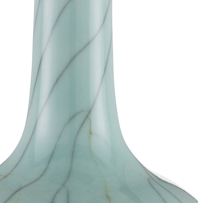 Celadon Table Lamp in Detail.