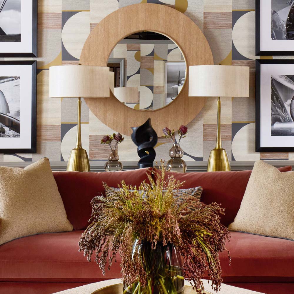 Cheenee Table Lamp in living room.