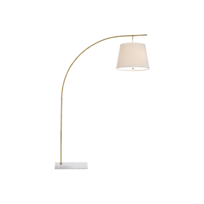 Cloister Floor Lamp in Antique Brass (Medium).