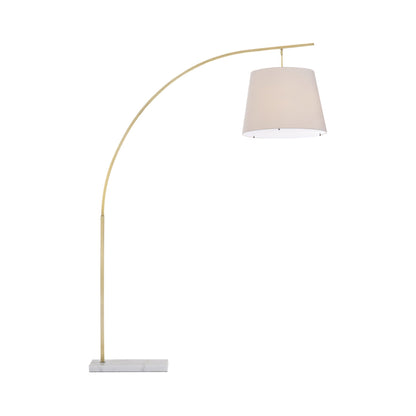 Cloister Floor Lamp in Antique Brass (Large).