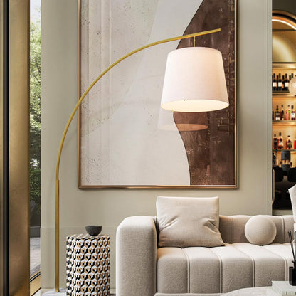 Cloister Floor Lamp in living room.