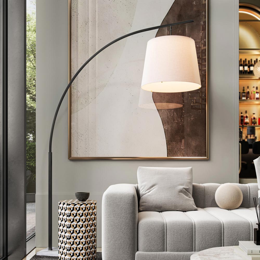 Cloister Floor Lamp in living room.