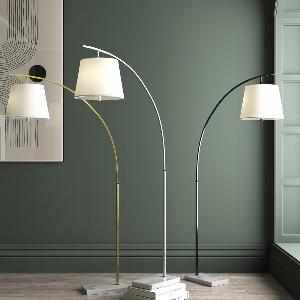 Cloister Floor Lamp in living room.