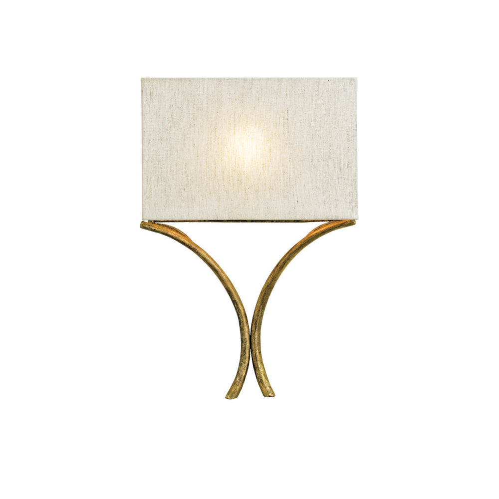 Cornwall Wall Light in French Gold Leaf.