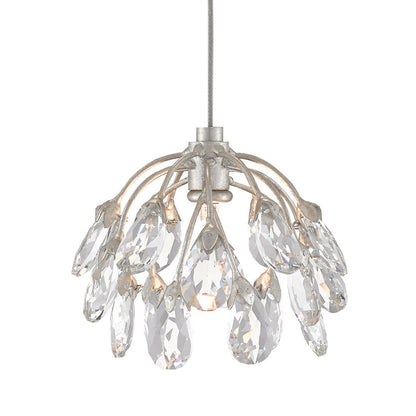 Crystal Bud Linear Multi Pendant Light in Detail.