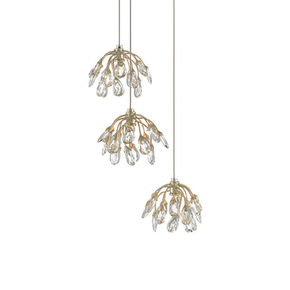 Crystal Bud Multi Pendant Light (3-Light).