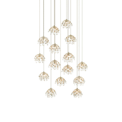 Crystal Bud Multi Pendant Light (15-Light).