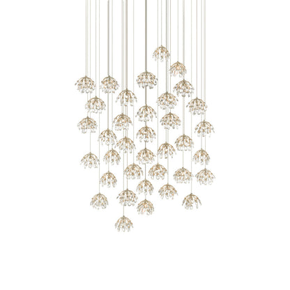 Crystal Bud Multi Pendant Light (36-Light).