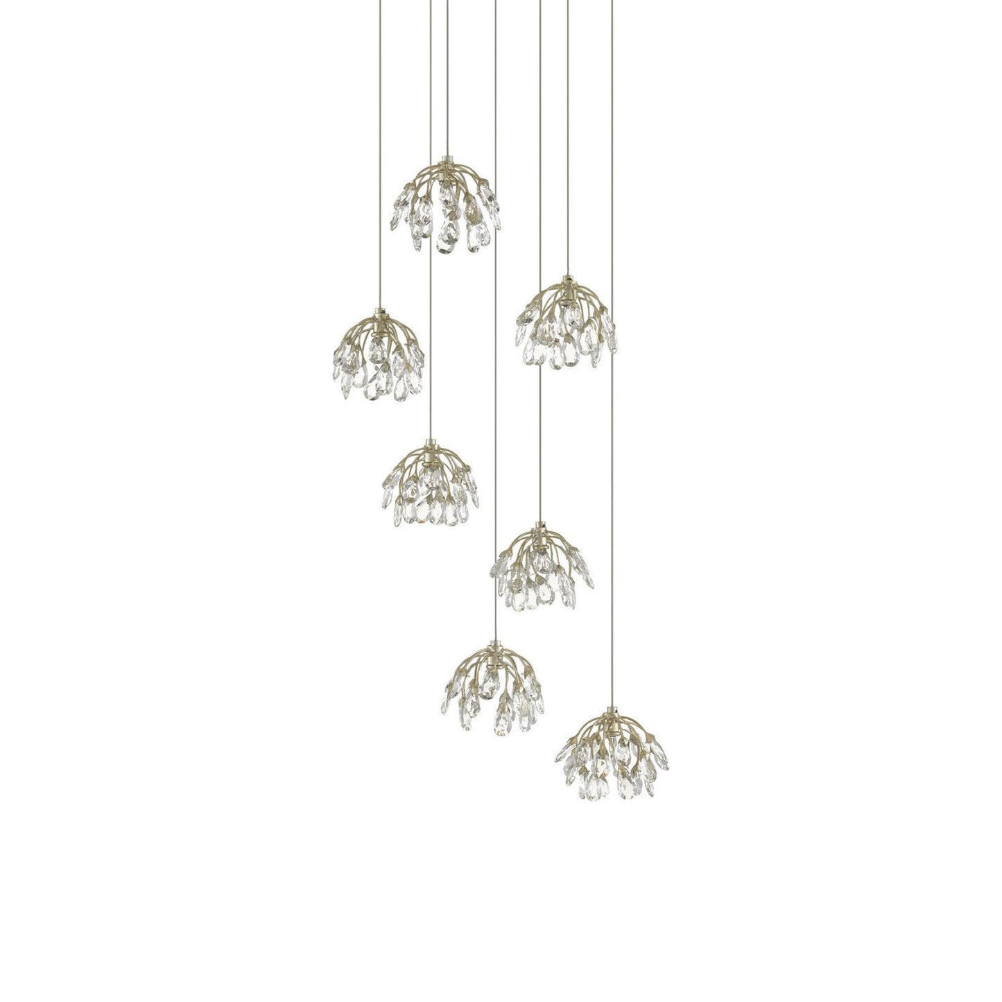 Crystal Bud Multi Pendant Light in Detail.