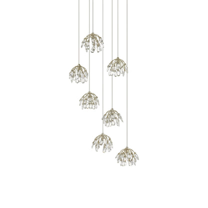 Crystal Bud Multi Pendant Light in Detail.