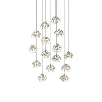 Crystal Bud Multi Pendant Light in Detail.