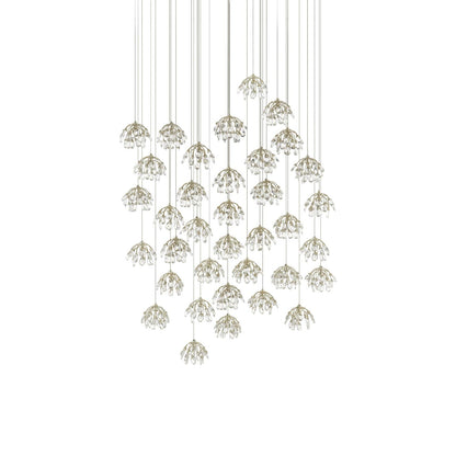 Crystal Bud Multi Pendant Light in Detail.