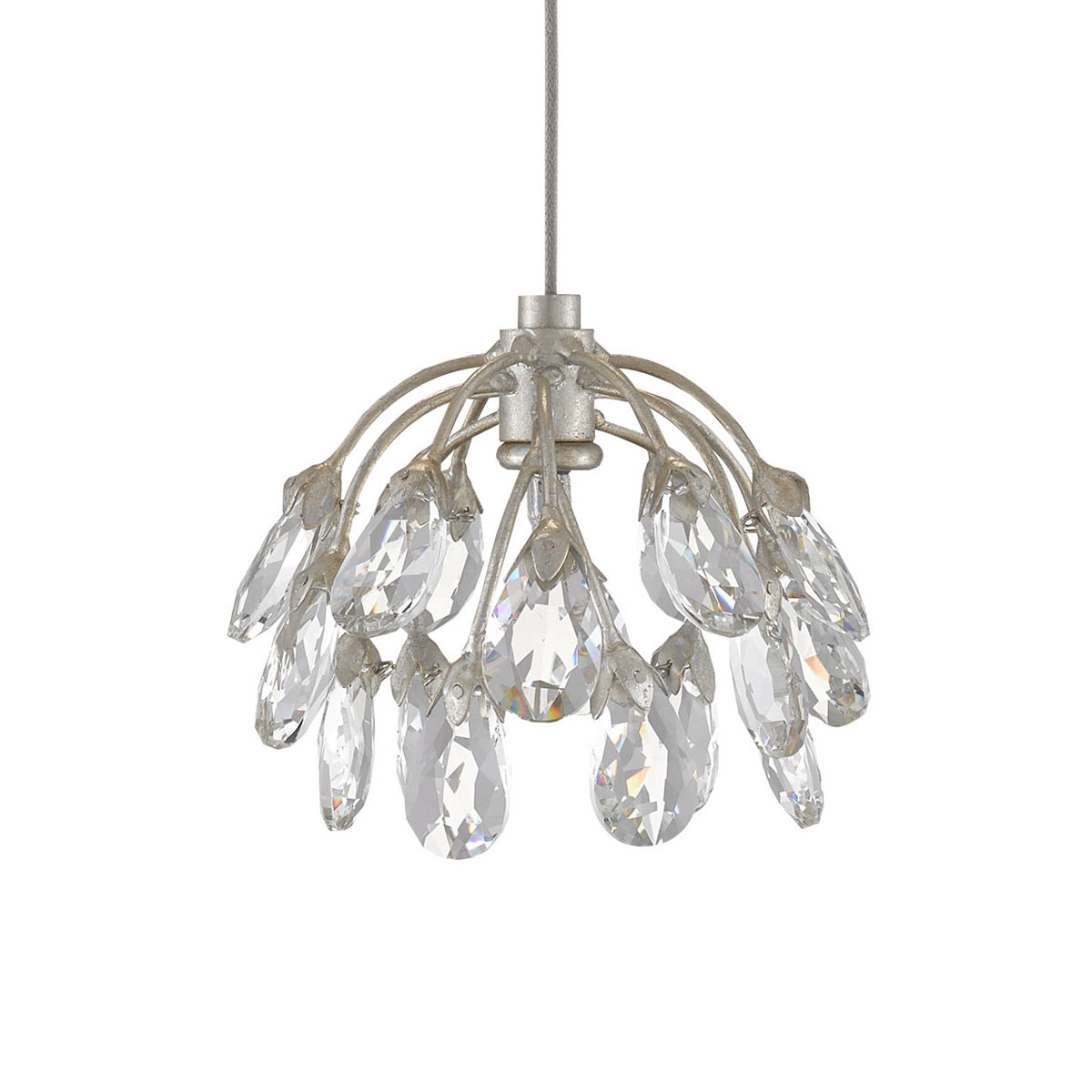 Crystal Bud Pendant Light in Detail.