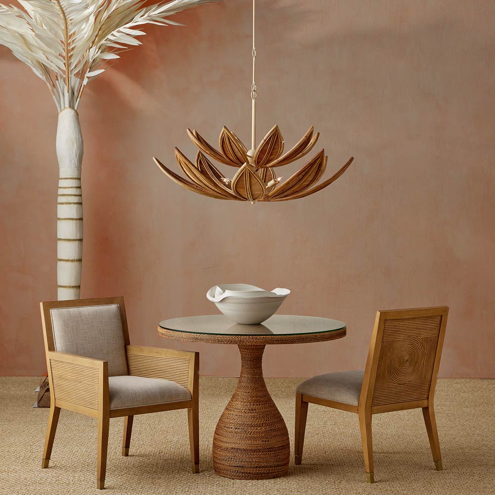 Cubana Chandelier in living room.