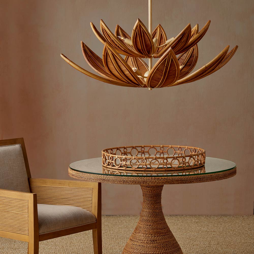 Cubana Chandelier in living room.