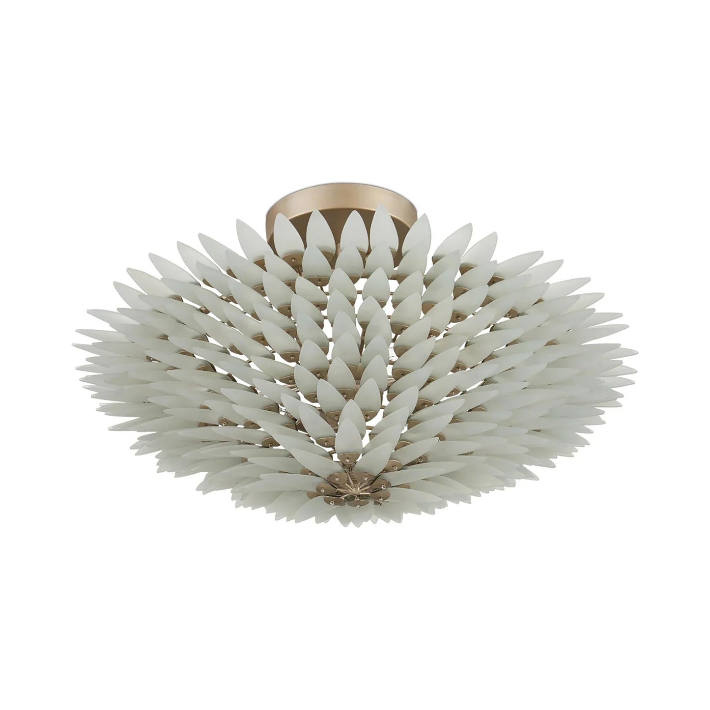 Dahlia Semi Flush Mount Ceiling Light in Detail.