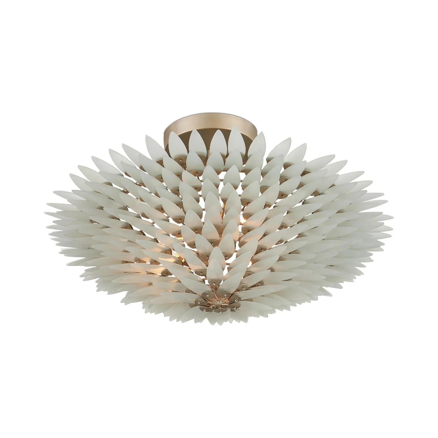 Dahlia Semi Flush Mount Ceiling Light in Detail.