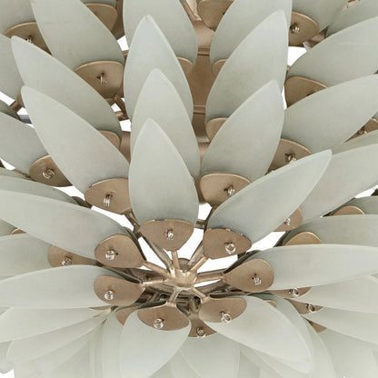 Dahlia Semi Flush Mount Ceiling Light in Detail.
