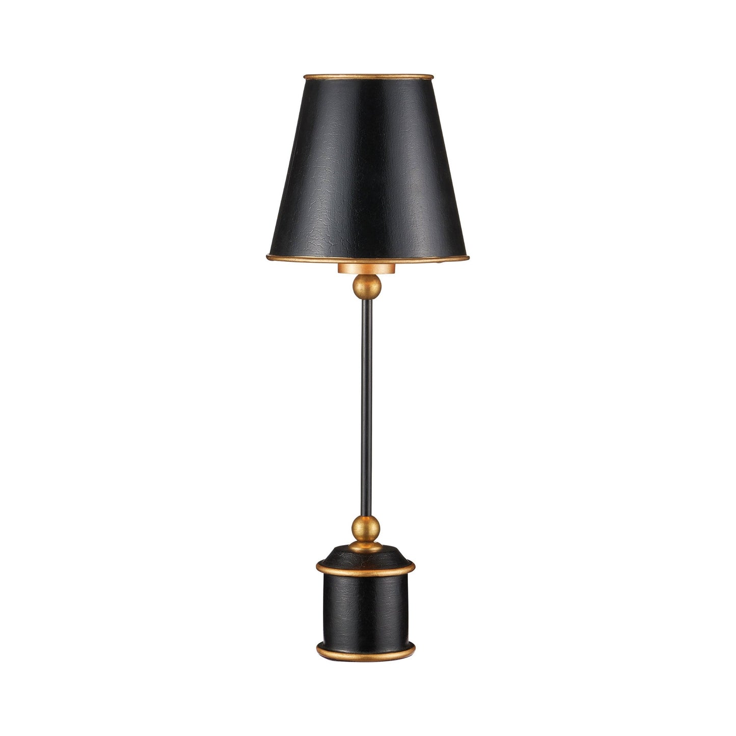 Daphne LED Rechargeable Table Lamp in Black.
