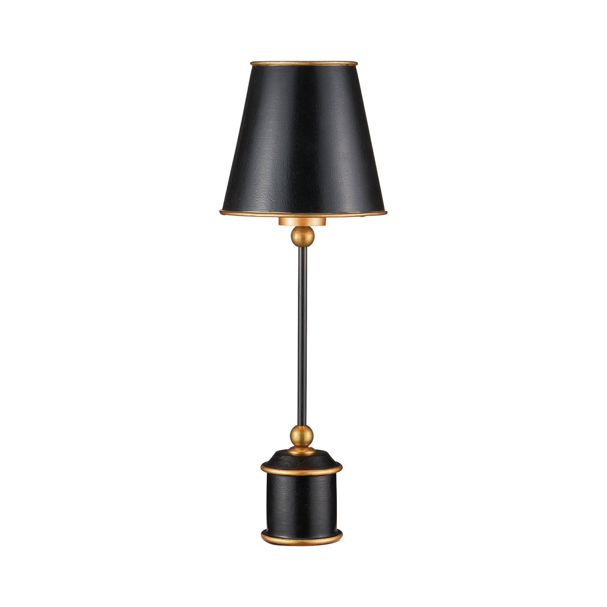 Daphne LED Rechargeable Table Lamp in Black.