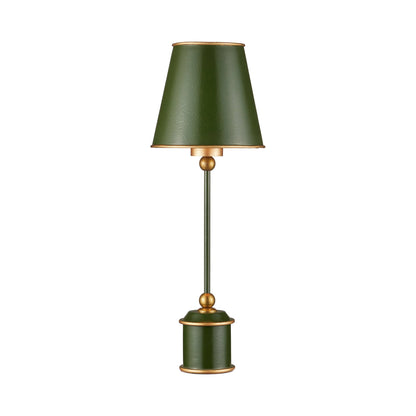Daphne LED Rechargeable Table Lamp in Green.