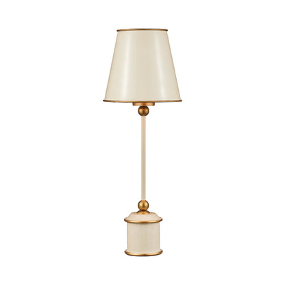 Daphne LED Rechargeable Table Lamp in Ivory.