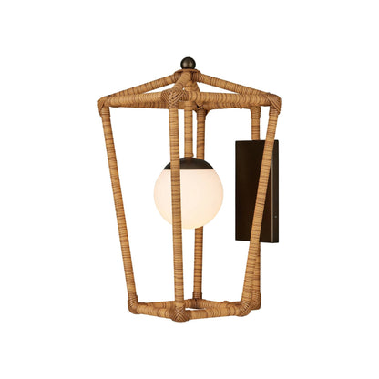 Denison Outdoor Wall Light in Natural (Small).