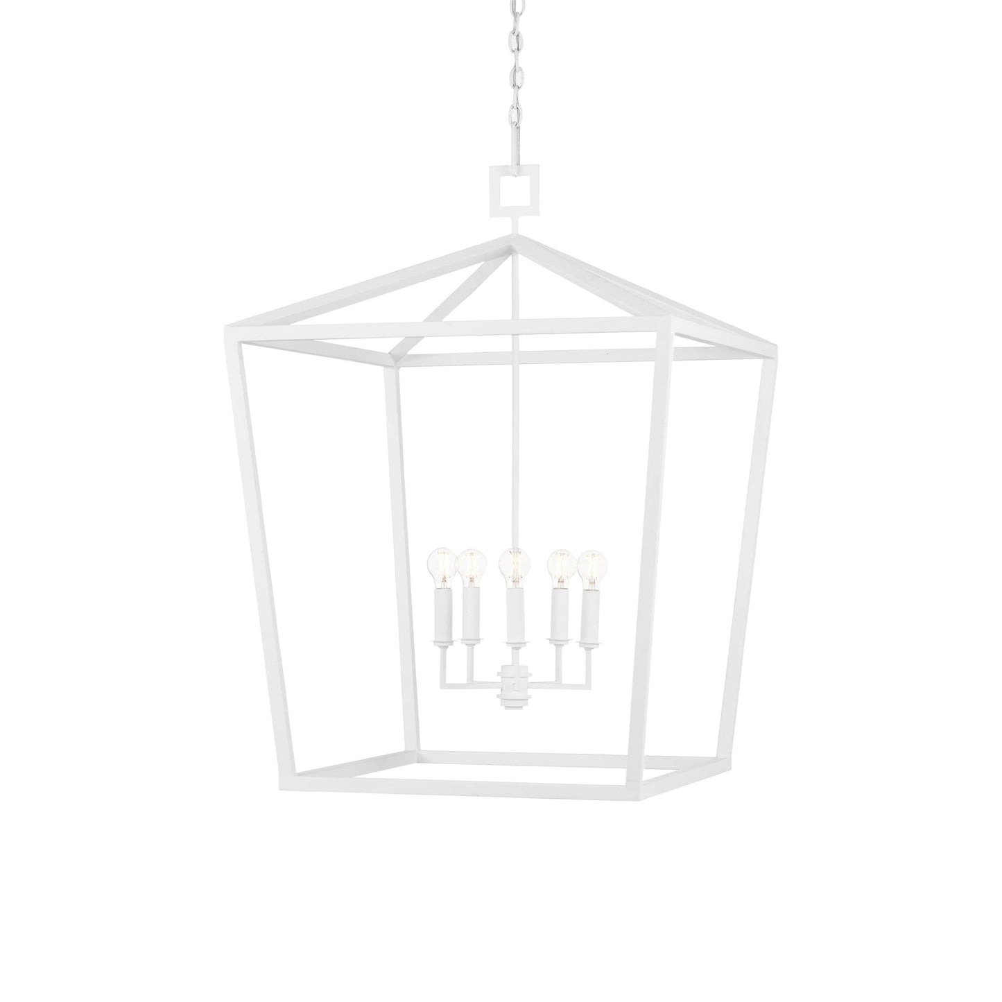 Denison Pendant Light in Gesso White (Large).