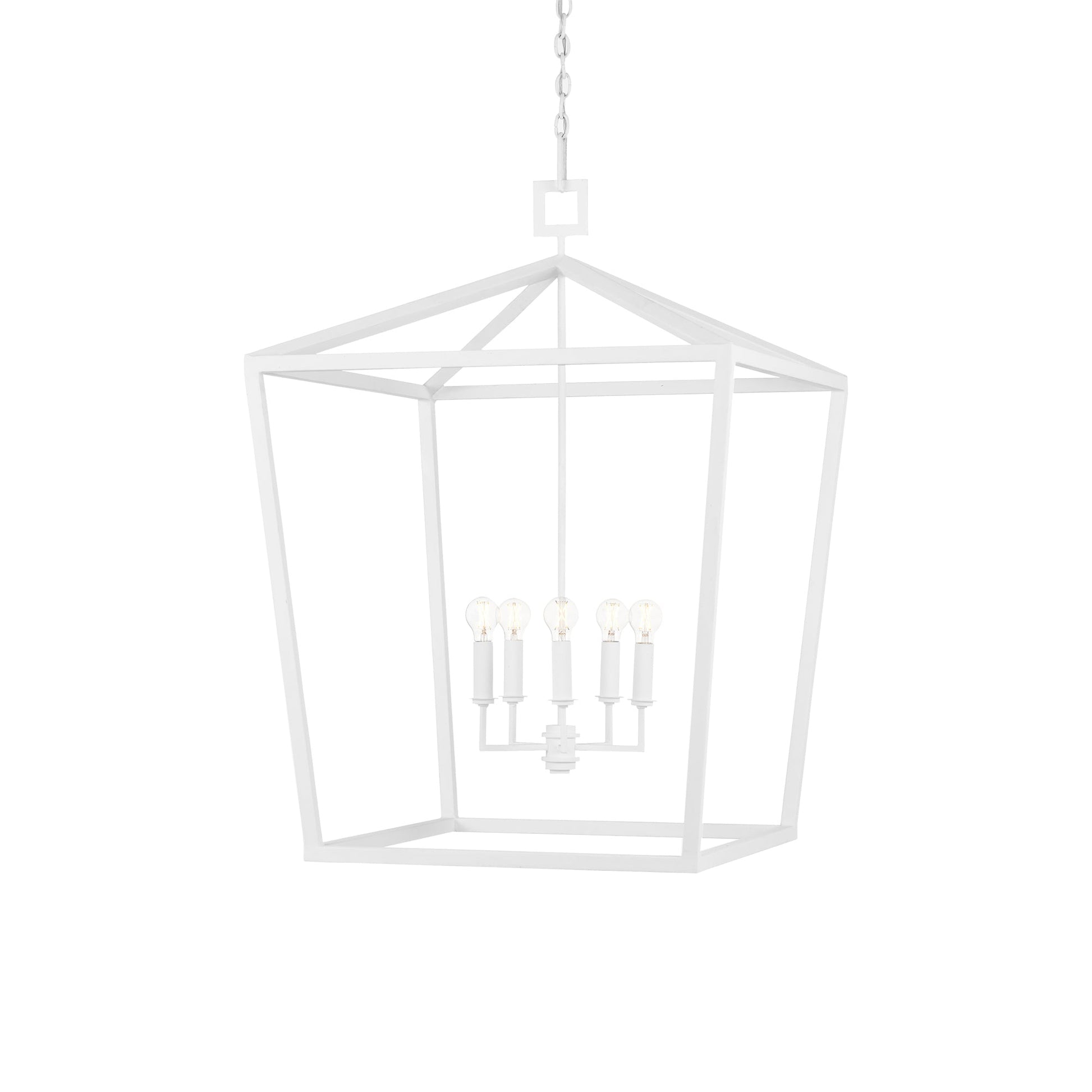Denison Pendant Light in Gesso White (Large).